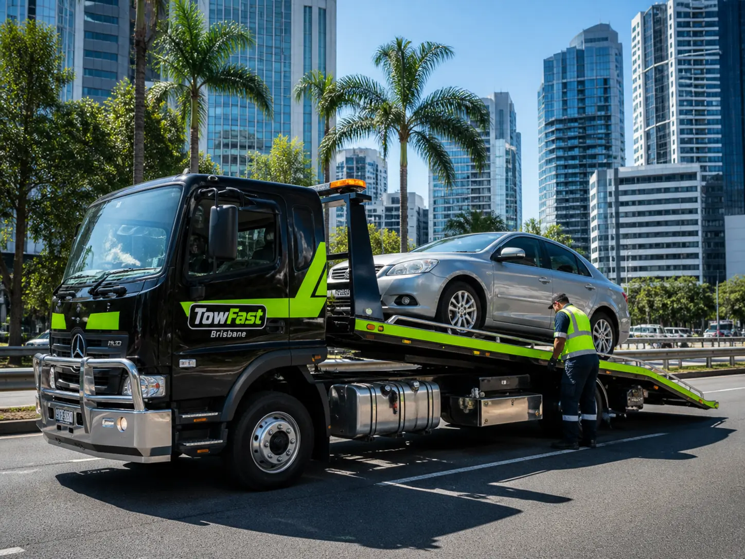 Car towing service in Brisbane by TowFast Brisbane